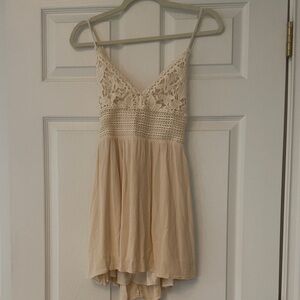 Ocean Drive Cream Lace Dress